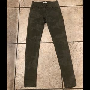 Principle Straight Leg Camouflage Jeans